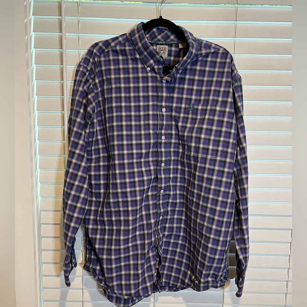 Cinch Jeans Western Button Up Shirt - Size L